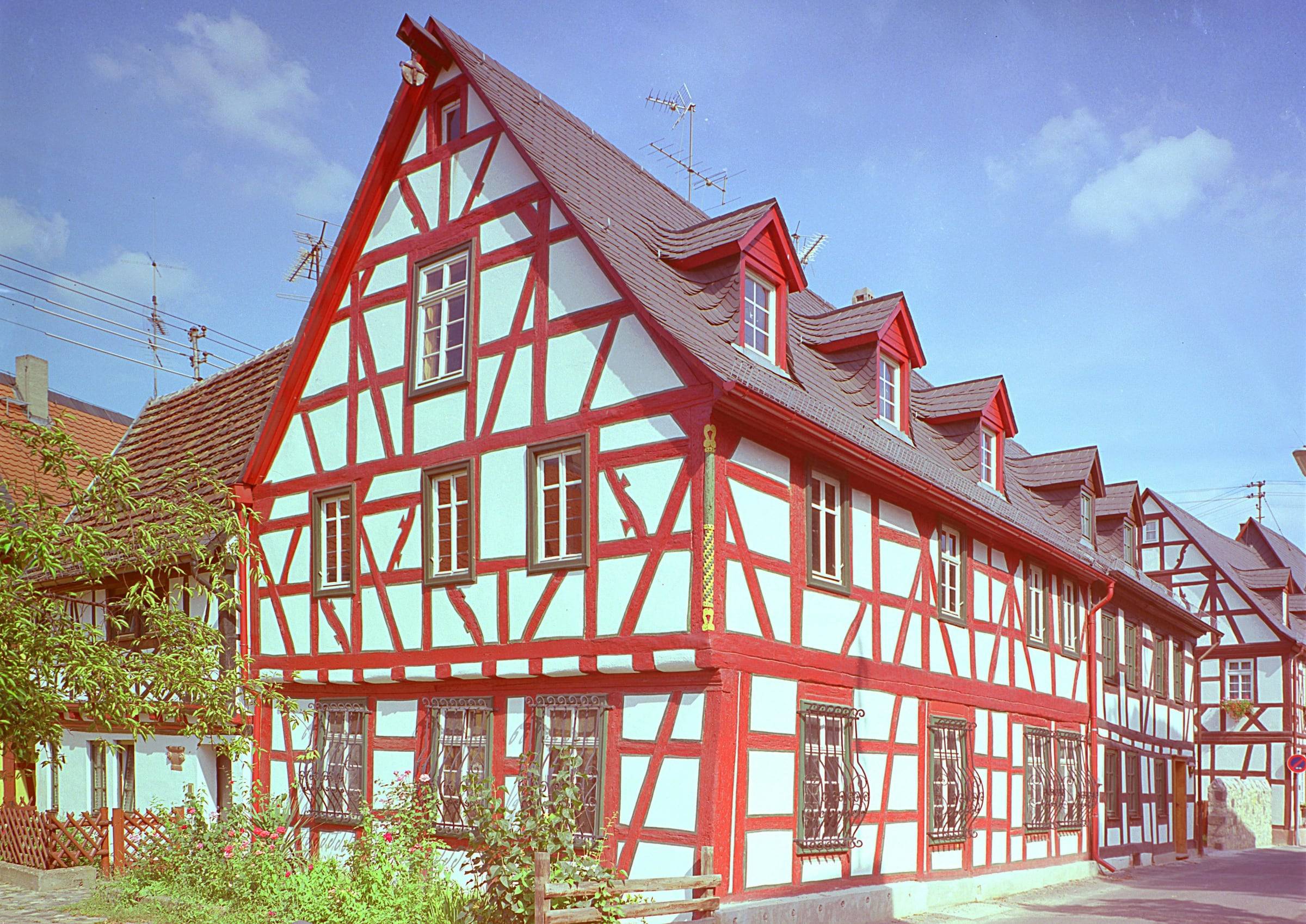 Rotes Fachwerk